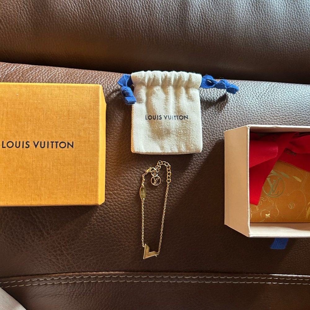 Louis Vuitton Gold Chain Bracelet